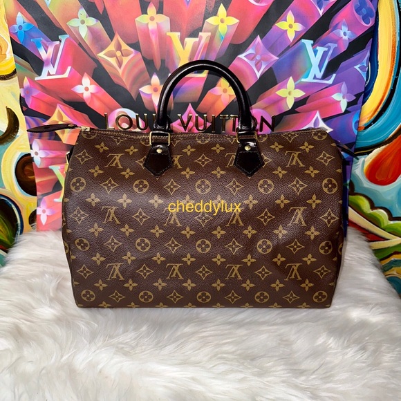 ♠️♟♣️Authentic Louis Vuitton Speedy 35 Monogram - Picture 4 of 15
